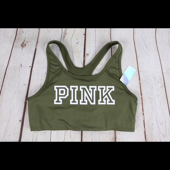VS Pink Ultimate Sports Bra Sage - Picture 2 of 6